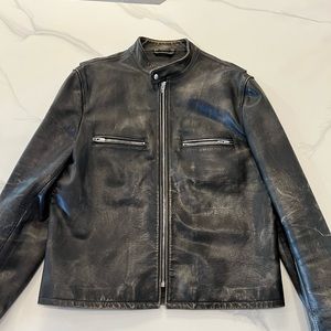 Alexander McQueen Men’s XL biker jacket.
